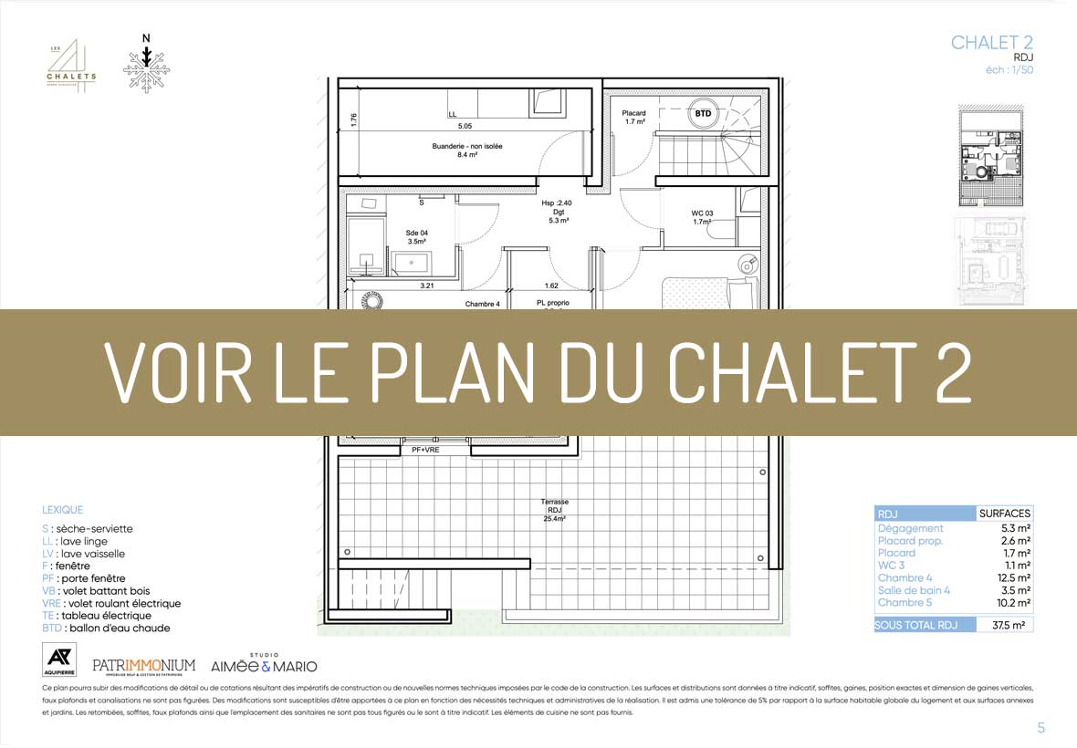 Plan Chalet 2