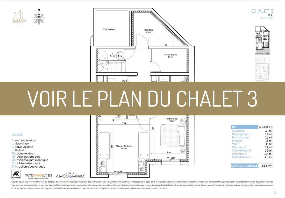 Plan Chalet 3