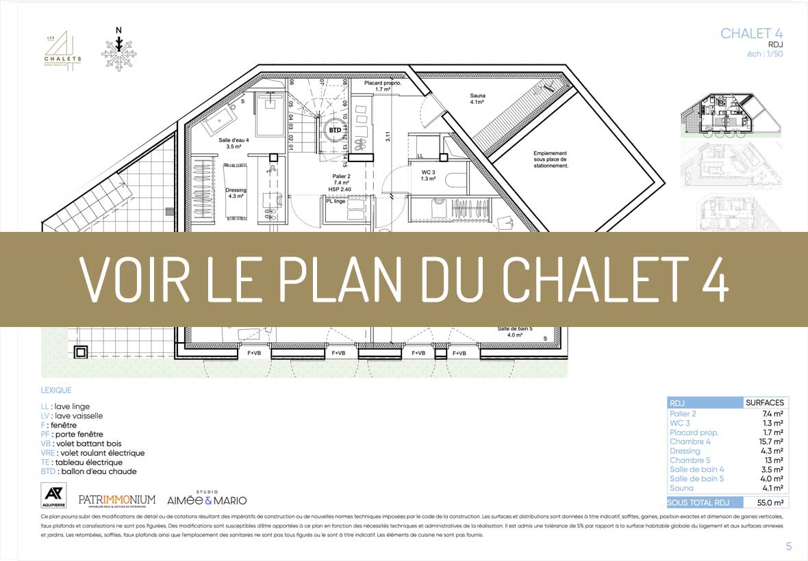 Plan Chalet 4